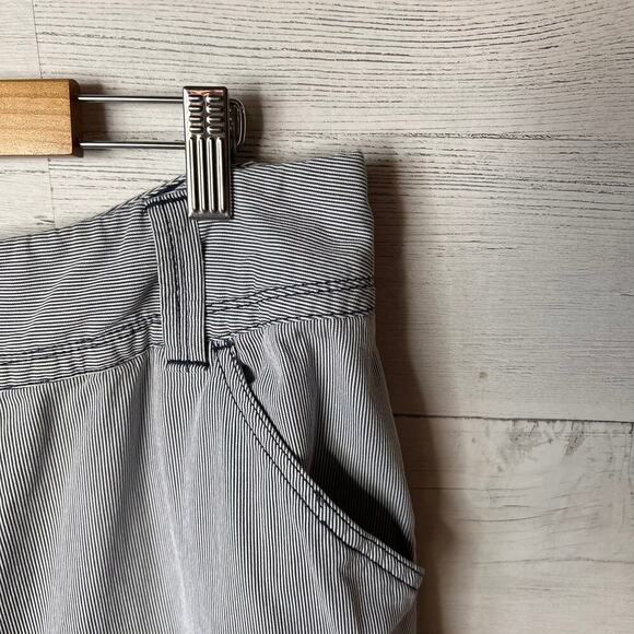 Charter Club Pants Womens Size 18W Blue & White Pinstriped Nautical Classic Fit - Picture 8 of 16